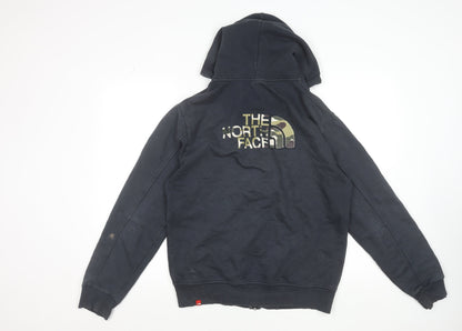 The North Face Mens Black Full Zip Hoodie Size M Outdoor Fleece