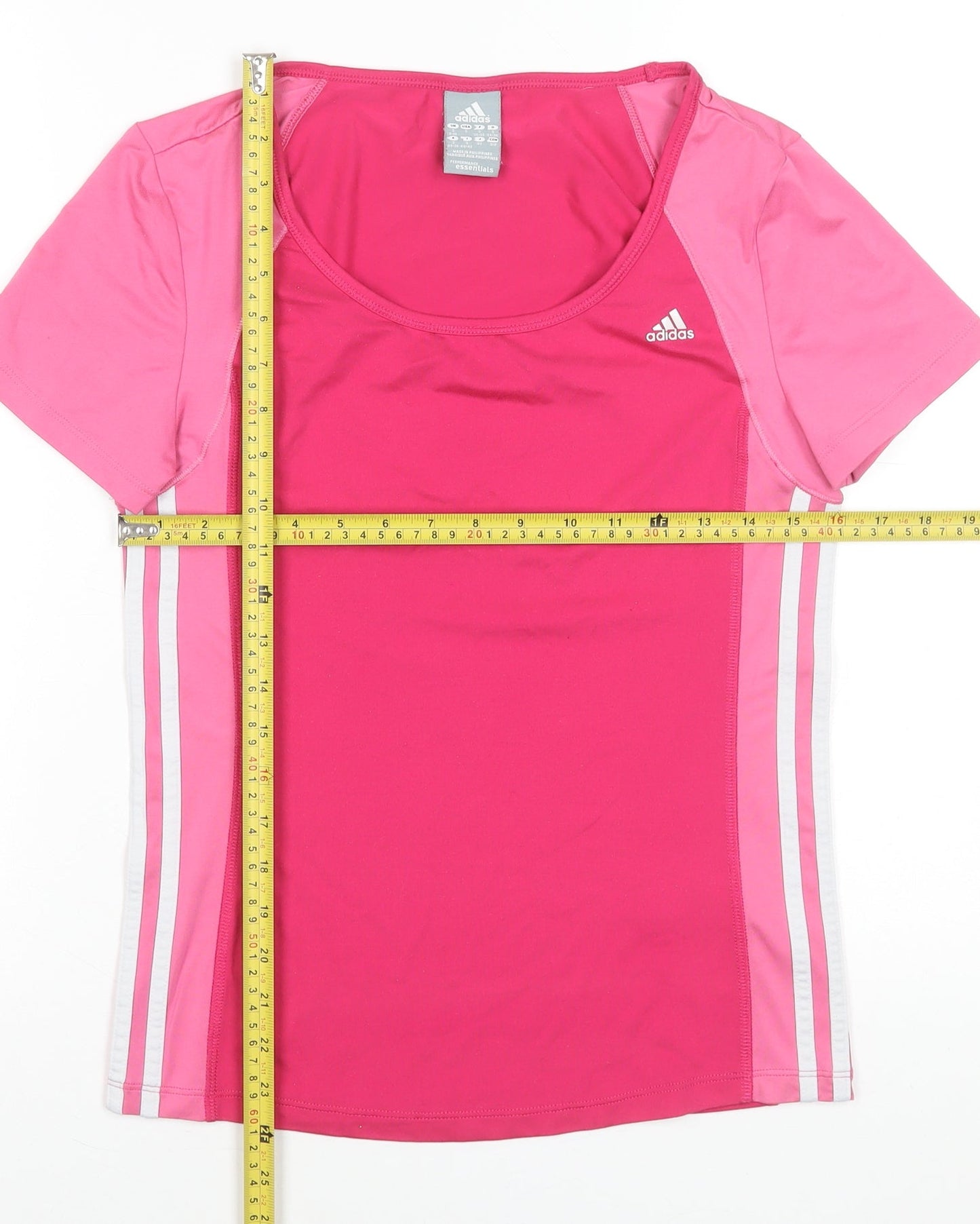 Adidas Women's Pink Short Sleeve Climalite Performance T-Shirt Size S