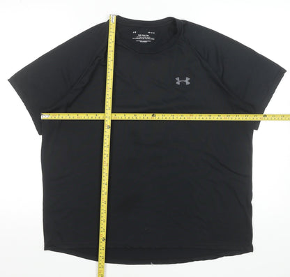 Under Armour Women's Black Large Tech Tee Short Sleeve Sports Top