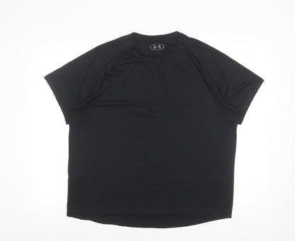 Under Armour Women's Black Large Tech Tee Short Sleeve Sports Top