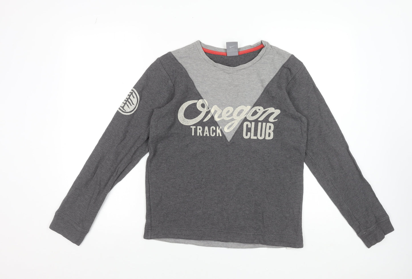Mens UK Size S Nike Grey Pullover Sweatshirt