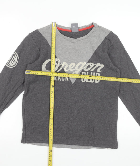 Mens UK Size S Nike Grey Pullover Sweatshirt