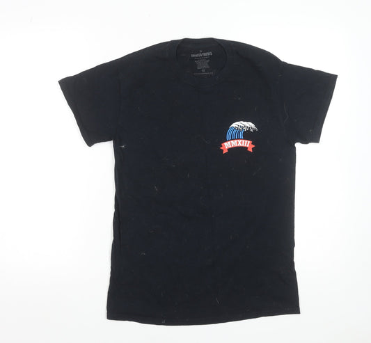 Mens UK Size S Cheats & Thieves Black  T-Shirt