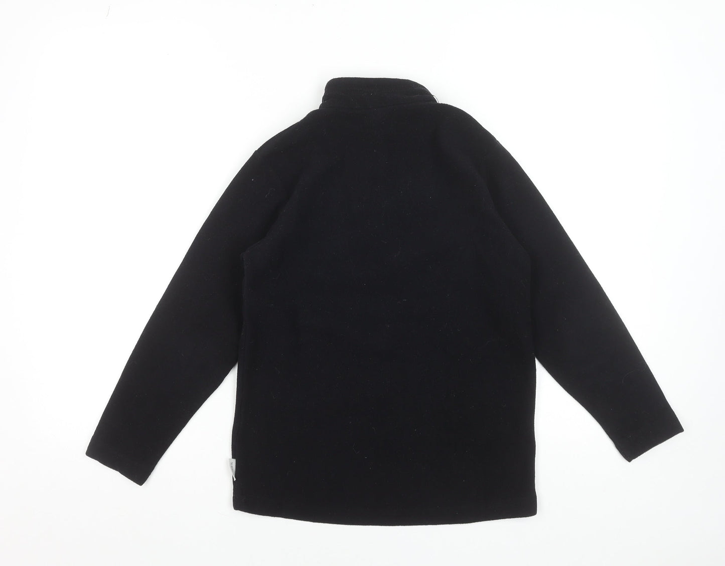 Quechua Boys Black Fleece 1/4 Zip Pullover Sweatshirt 12 Years