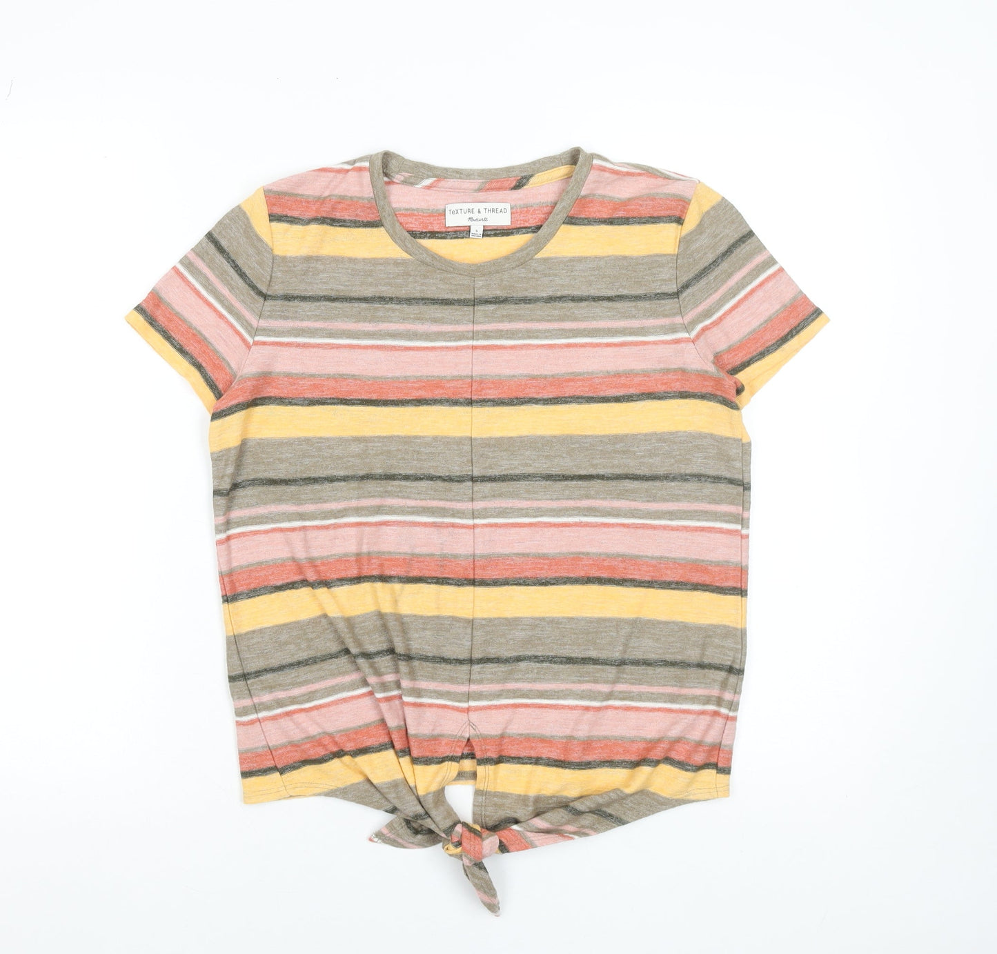 Womens UK Size S Madewell Multicoloured Basic T-Shirt