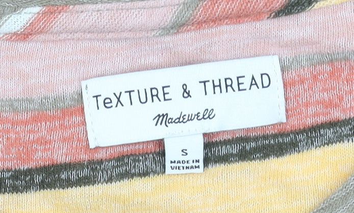 Womens UK Size S Madewell Multicoloured Basic T-Shirt