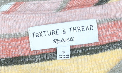 Womens UK Size S Madewell Multicoloured Basic T-Shirt