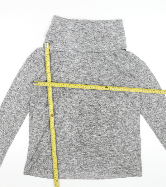 Womens UK Size 14 Dorothy Perkins Grey Basic T-Shirt