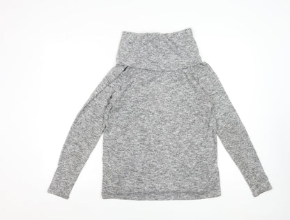 Womens UK Size 14 Dorothy Perkins Grey Basic T-Shirt
