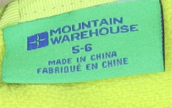 Mountain Warehouse Boys Green Camouflage Softshell Hooded Jacket 5-6 Years