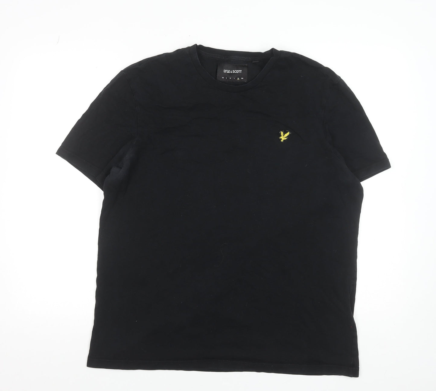 Lyle & Scott Men's Black XL Crew Neck Cotton T-Shirt