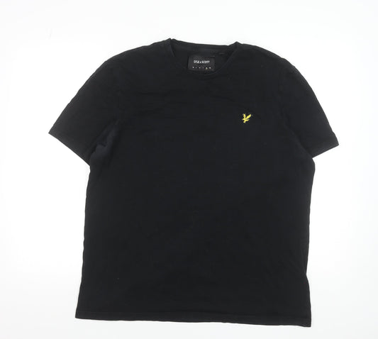 Lyle & Scott Men's Black XL Crew Neck Cotton T-Shirt