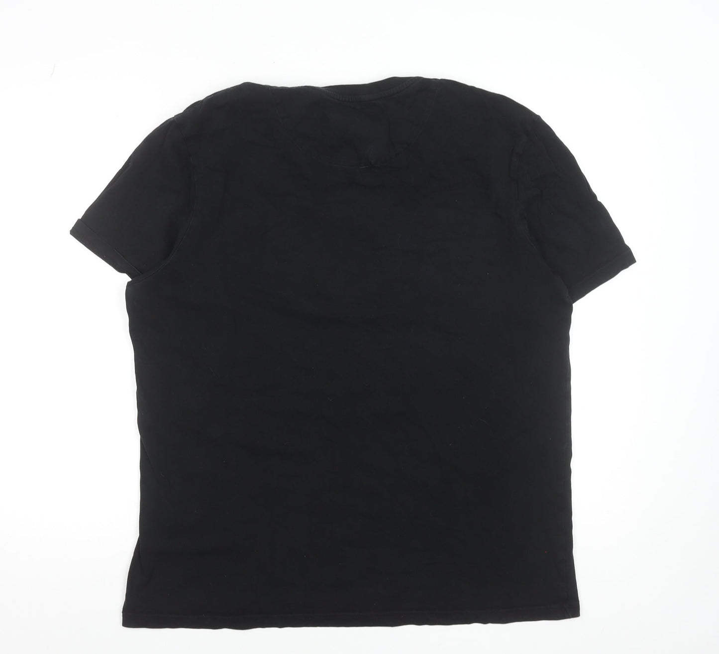 Lyle & Scott Men's Black XL Crew Neck Cotton T-Shirt