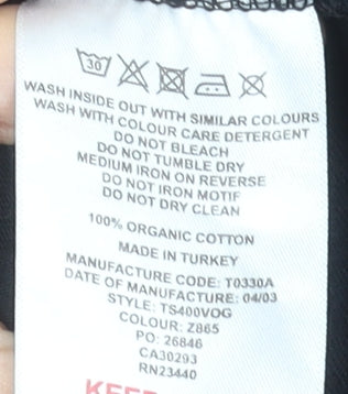 Lyle & Scott Men's Black XL Crew Neck Cotton T-Shirt