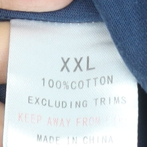 Rugby World Cup Japan 2019 Navy Men's XXL Cotton Graphic T-Shirt