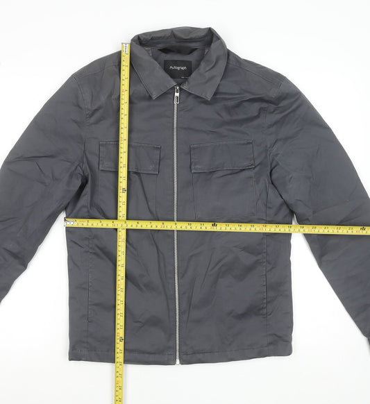 Mens UK Size S Marks and Spencer Grey Basic Jacket