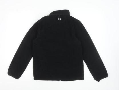 Sprayway Boys Black Fleece Full Zip Jacket Age 12-13 Years Outdoor Warm