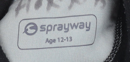 Sprayway Boys Black Fleece Full Zip Jacket Age 12-13 Years Outdoor Warm