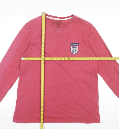 Next Men’s Red England Long Sleeve Football T-Shirt Size L