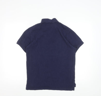 Ralph Lauren Men's Blue Slim Fit Polo Shirt Size M