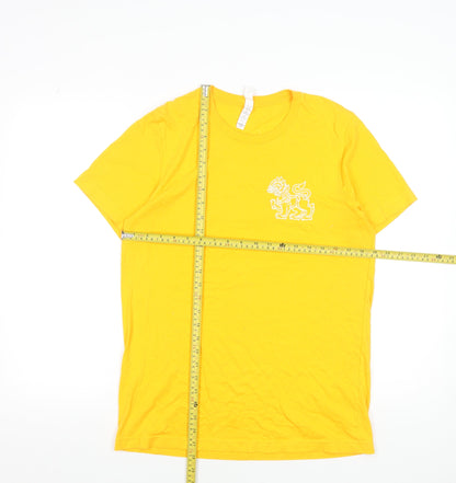 Mens UK Size M Singha Yellow  T-Shirt