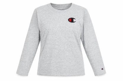Womens UK Size XS Champion Grey Basic T-Shirt