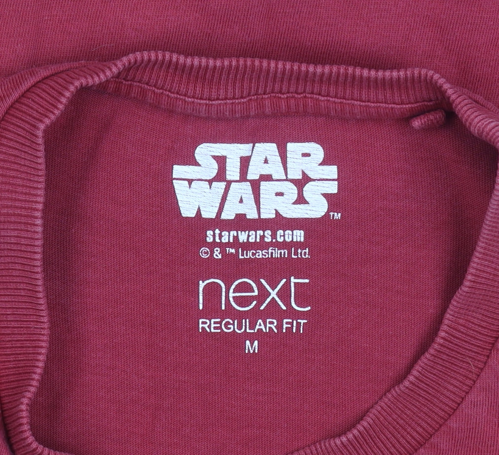 Next Star Wars Red R2-D2 Christmas Graphic Men's Regular Fit T-Shirt Medium