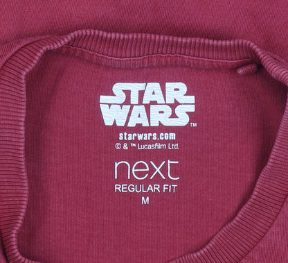 Next Star Wars Red R2-D2 Christmas Graphic Men's Regular Fit T-Shirt Medium