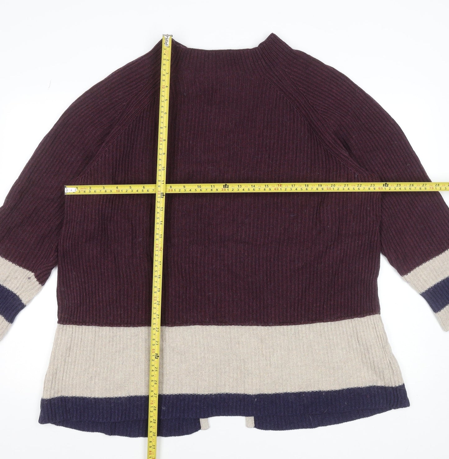 Womens UK Size 16 Thought Multicoloured Pullover Jumper