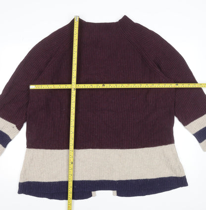 Womens UK Size 16 Thought Multicoloured Pullover Jumper