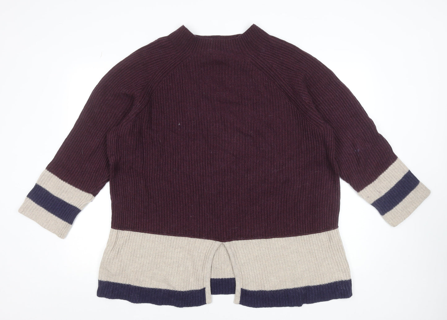 Womens UK Size 16 Thought Multicoloured Pullover Jumper