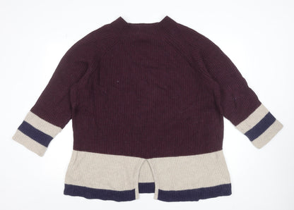 Womens UK Size 16 Thought Multicoloured Pullover Jumper