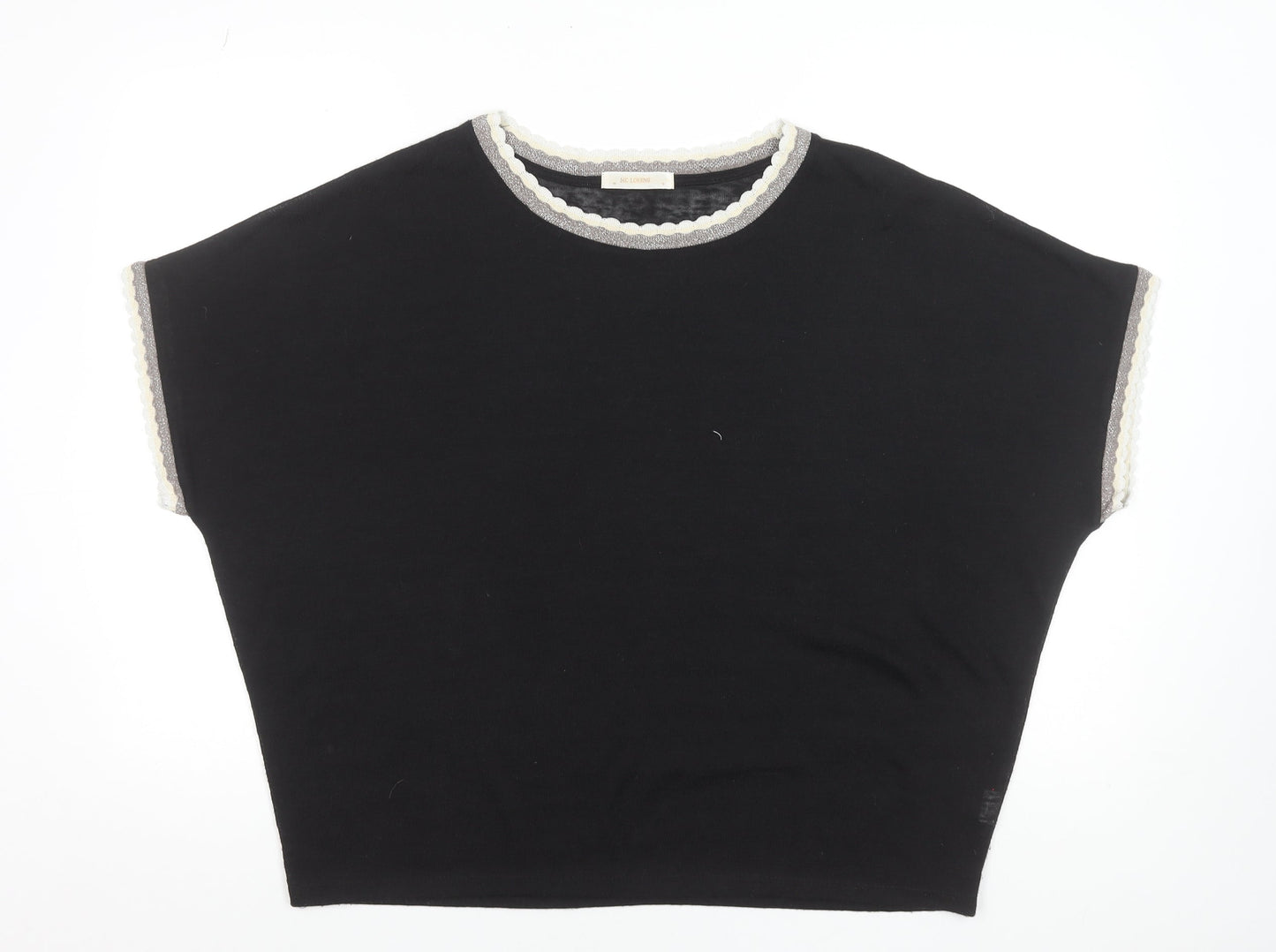 Womens UK Size S MC Lorene Black Pullover Jumper