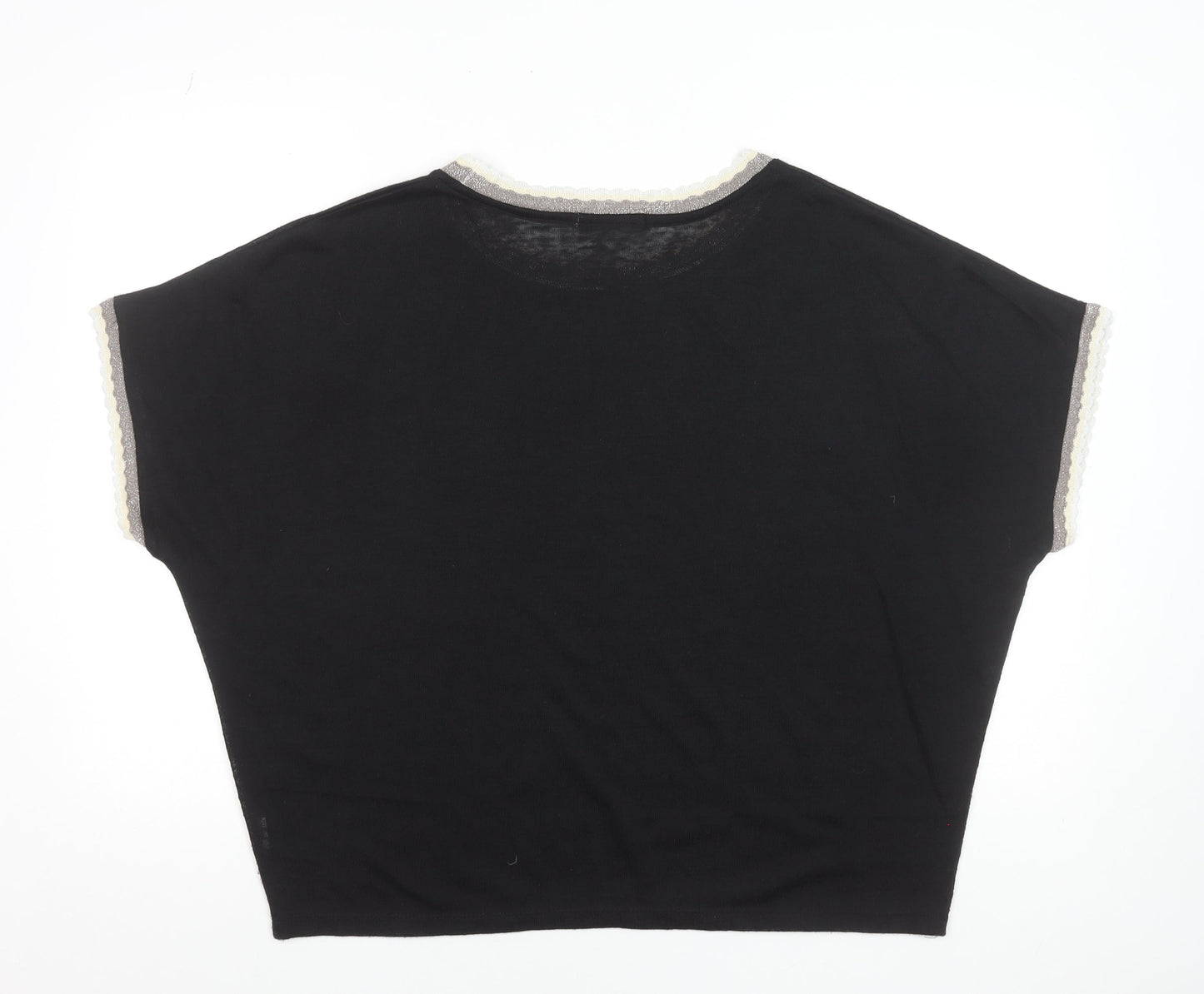 Womens UK Size S MC Lorene Black Pullover Jumper