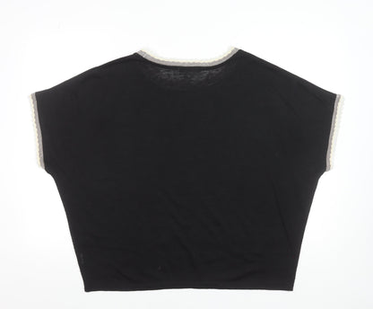 Womens UK Size S MC Lorene Black Pullover Jumper