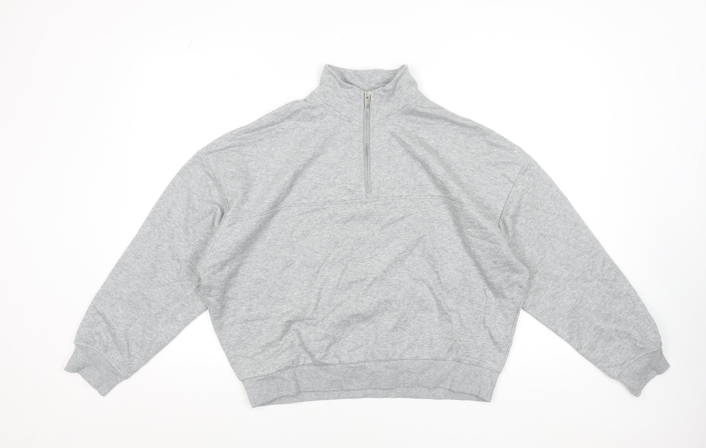 Womens UK Size M Marks and Spencer Grey Pullover Sweatshirt