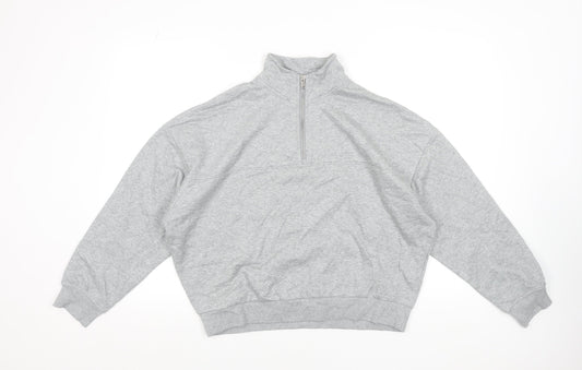 Womens UK Size M Marks and Spencer Grey Pullover Sweatshirt