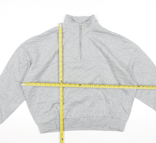 Womens UK Size M Marks and Spencer Grey Pullover Sweatshirt