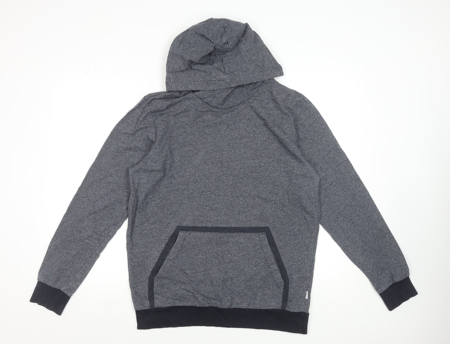 Mens UK Size L JACK & JONES Grey Pullover Hoodie
