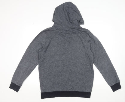 Mens UK Size L JACK & JONES Grey Pullover Hoodie