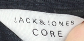 Mens UK Size L JACK & JONES Grey Pullover Hoodie