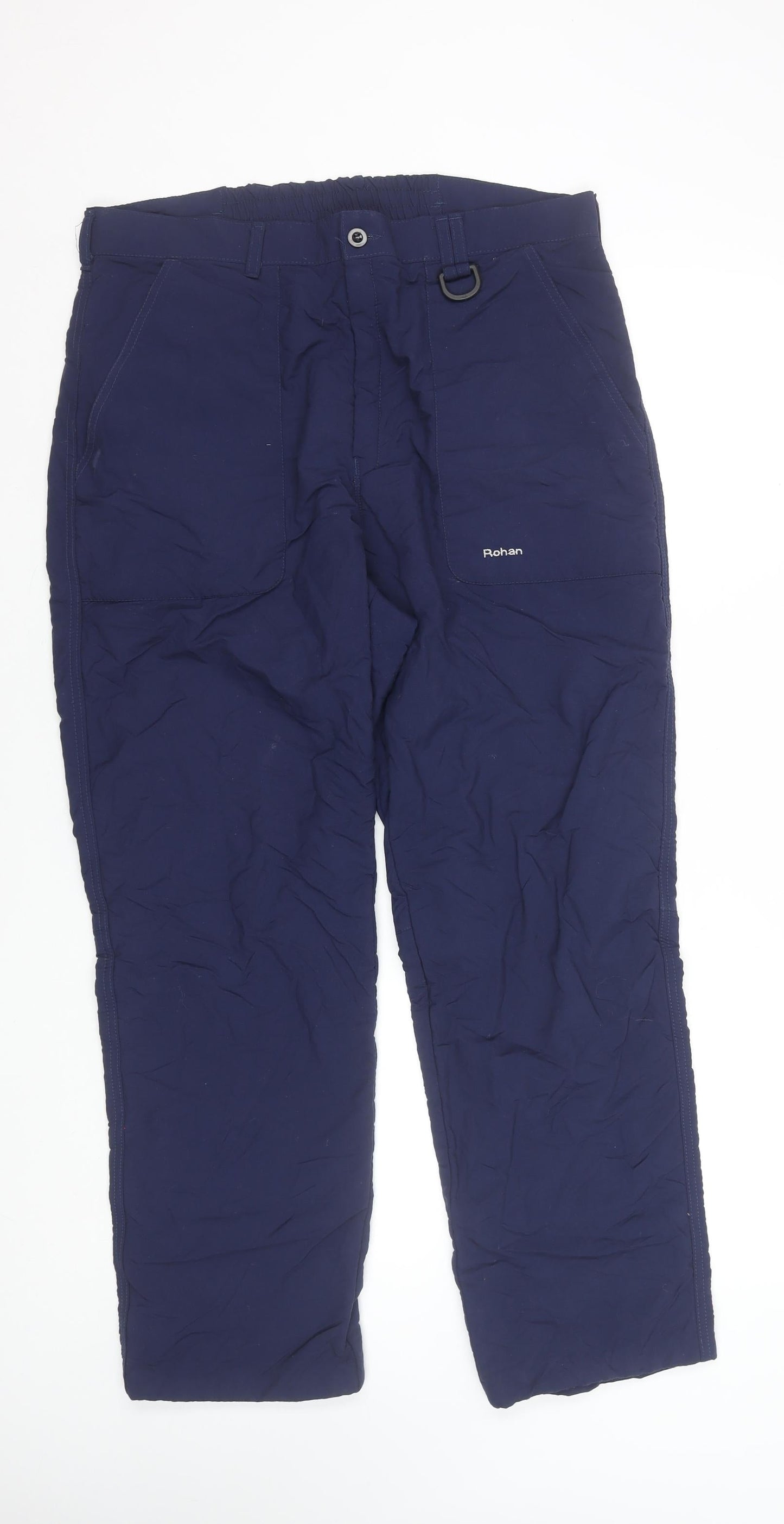 Rohan Men's Blue Steppes Cargo Trousers 36 Regular Polyamide Outdoor