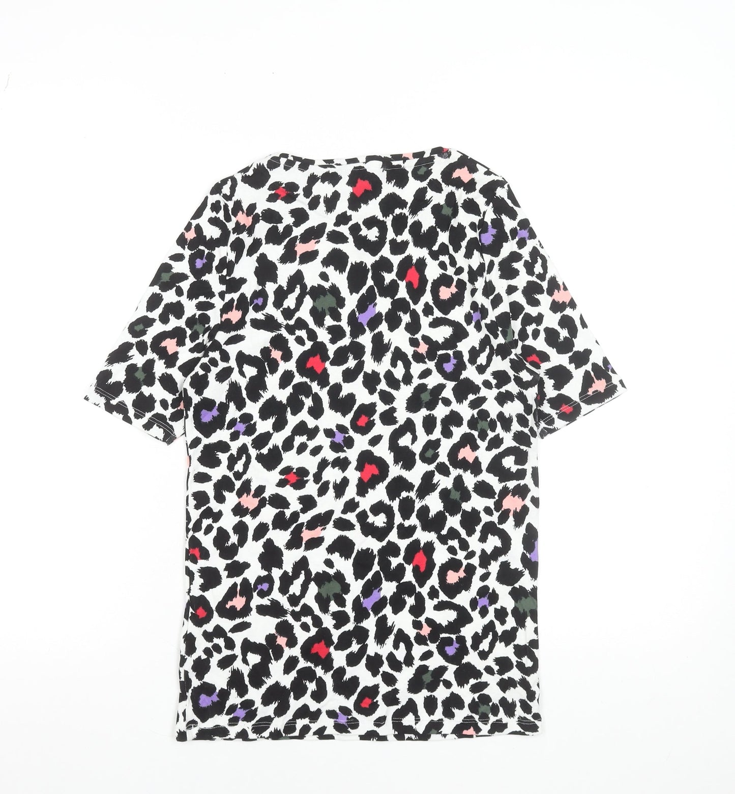 Womens UK Size 10 Marks and Spencer Multicoloured Basic T-Shirt