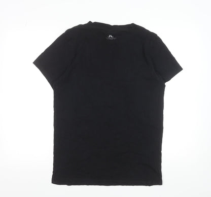 Mens UK Size L J.Lindeberg Black  T-Shirt