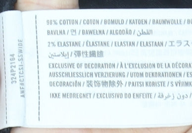 Hollister Men’s Black Slim Fit Epic Flex Polo Shirt Size XS