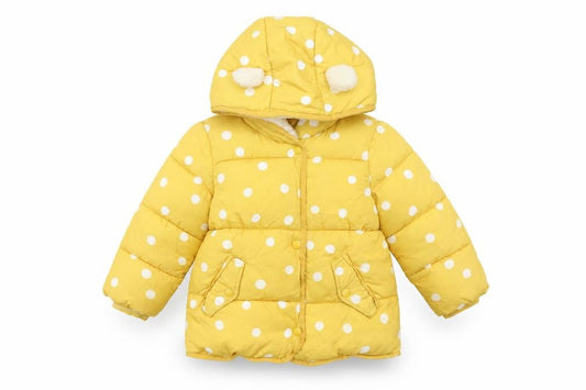 Girls UK Size 2-3 Years NEXT Yellow Puffer Jacket
