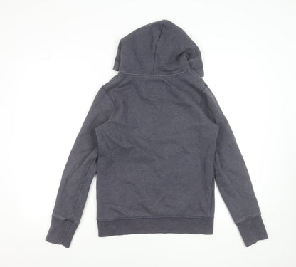 Womens UK Size S Superdry Grey Pullover Hoodie
