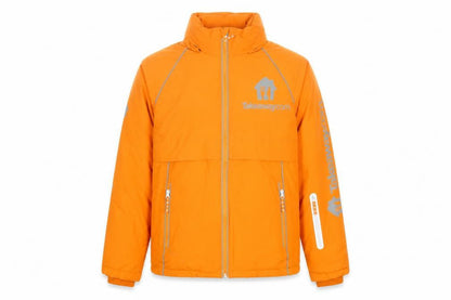 Mens UK Size XS Takeaway.com Orange Puffer Jacket