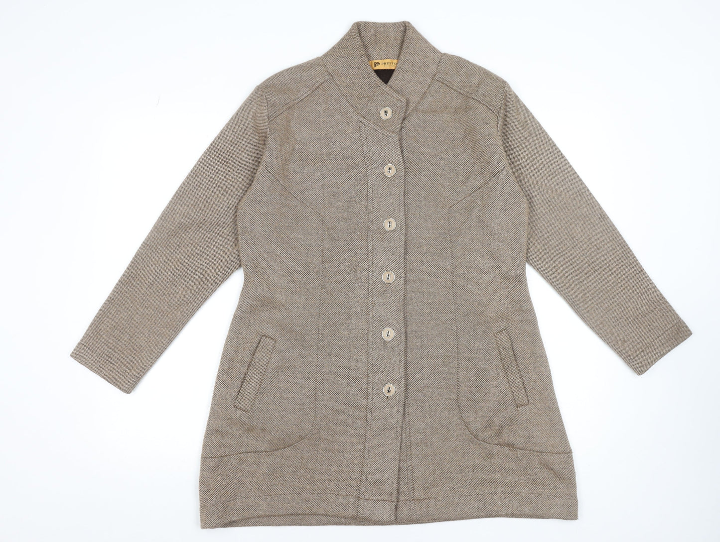 Womens UK Size XL Preston Beige Overcoat