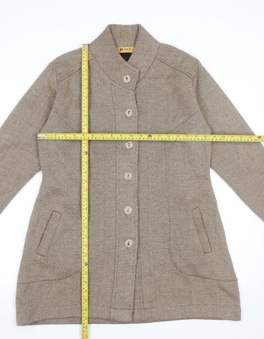 Womens UK Size XL Preston Beige Overcoat